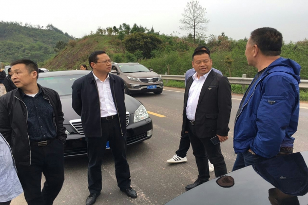 4.14蓮都區(qū)領(lǐng)導(dǎo)赴現(xiàn)場(chǎng)調(diào)研，關(guān)心支持公司發(fā)展后勁